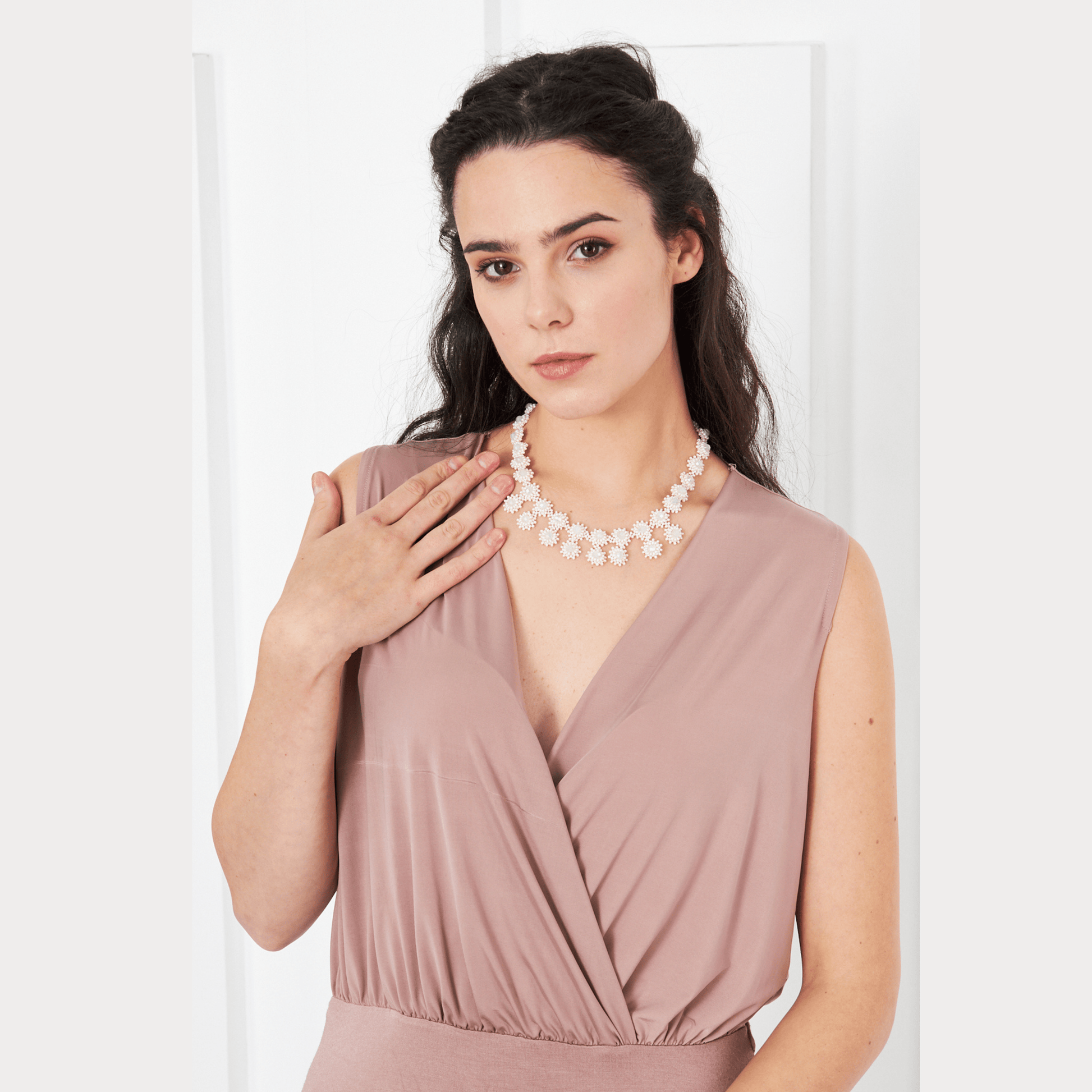 Our One-of-a-Kind Floral Stone Jewelry Set | Limited Edition Handcrafted Elegance by Stone Fiesta - Stone Fiesta