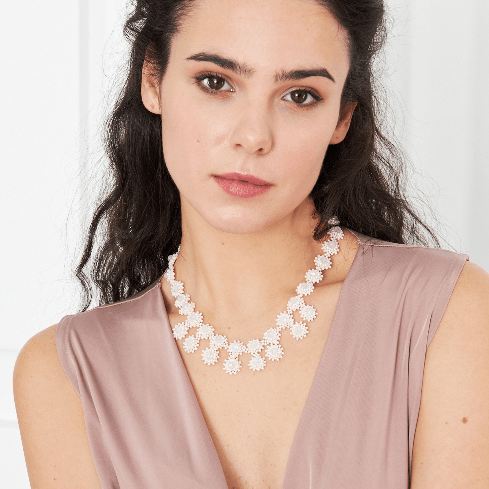 Our One-of-a-Kind Floral Stone Jewelry Set | Limited Edition Handcrafted Elegance by Stone Fiesta - Stone Fiesta